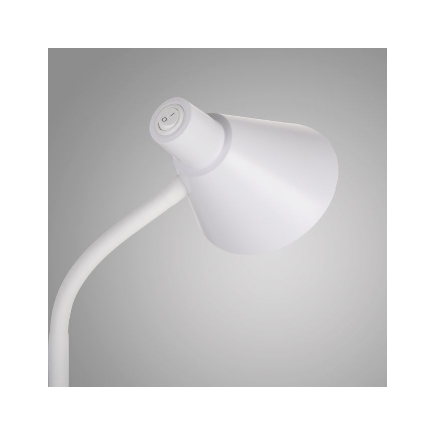 JUST LIGHT. 11248-16 - LED elastyczna lampa biurkowa PIXIE LED/4,5W/230V biała