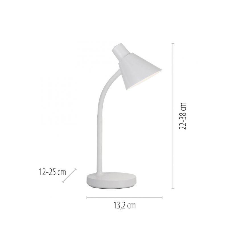 JUST LIGHT. 11248-16 - LED elastyczna lampa biurkowa PIXIE LED/4,5W/230V biała