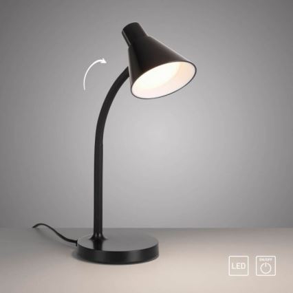 JUST LIGHT. 11248-18 - LED Elastyczna lampa biurkowa PIXIE LED/4,5W/230V czarna