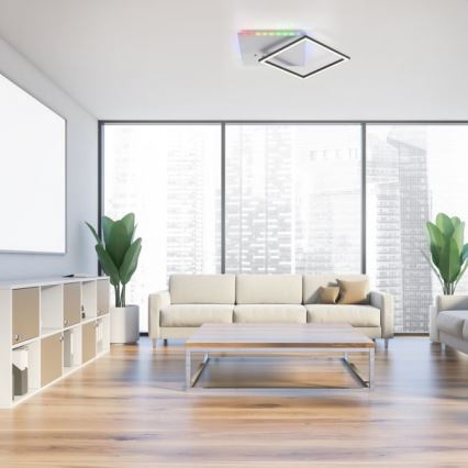 JUST LIGHT. 11327-95 - LED RGBW Plafon ściemnialny RENDA LED/31W/230V 2700-5000K + pilot zdalnego sterowania