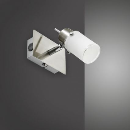 JUST LIGHT. 11931-55 - LED Kinkiet punktowy MAX 1xGU10/4W/230V matowy chrom