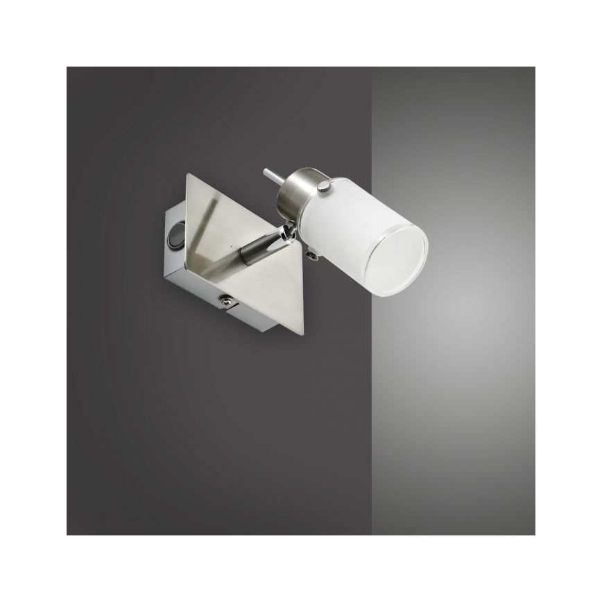 JUST LIGHT. 11931-55 - LED Kinkiet punktowy MAX 1xGU10/4W/230V matowy chrom