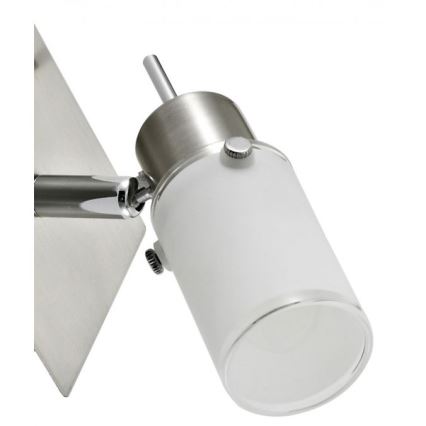 JUST LIGHT. 11931-55 - LED Kinkiet punktowy MAX 1xGU10/4W/230V matowy chrom