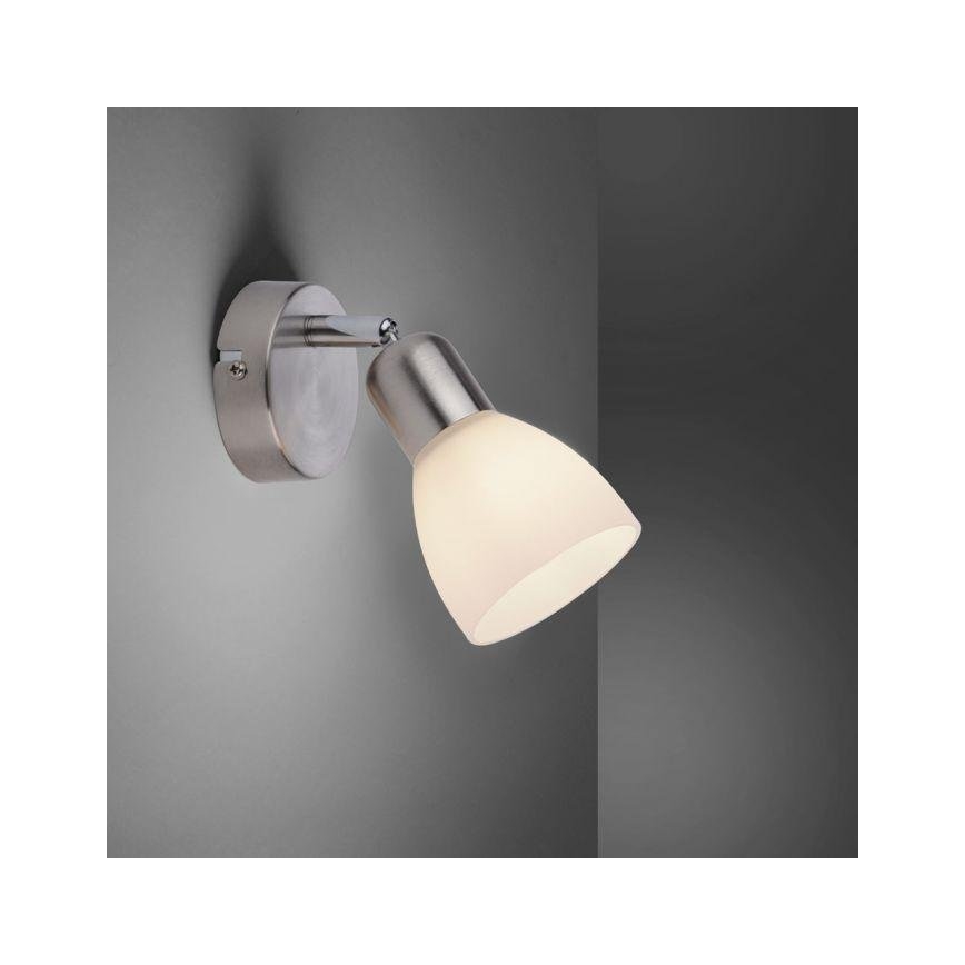 JUST LIGHT. 11951-55 - Kinkiet punktowy KARO 1xE14/40W/230V matowy chrom