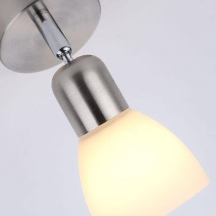 JUST LIGHT. 11951-55 - Kinkiet punktowy KARO 1xE14/40W/230V matowy chrom