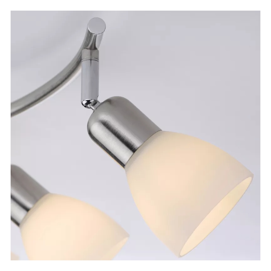 JUST LIGHT. 11952-55 - Oprawa punktowa KARO 2xE14/40W/230V chrom matowy