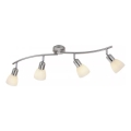 JUST LIGHT. 11954-55 - Oprawa punktowa KARO 4xE14/40W/230V matowy chrom