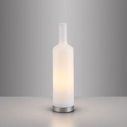 JUST LIGHT. 14006-16 - Lampa stołowa BOTTLE 1xE14/25W/230V biała