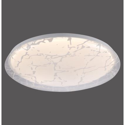 JUST LIGHT. 14008-16 - Ściemnialna oprawa sufitowa LED ART PLAFO LED/20W/230V 2700-6500K Ø 38 cm biała + pilot zdalnego sterowania