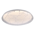 JUST LIGHT. 14008-16 - Ściemnialna oprawa sufitowa LED ART PLAFO LED/20W/230V 2700-6500K Ø 38 cm biała + pilot zdalnego sterowania