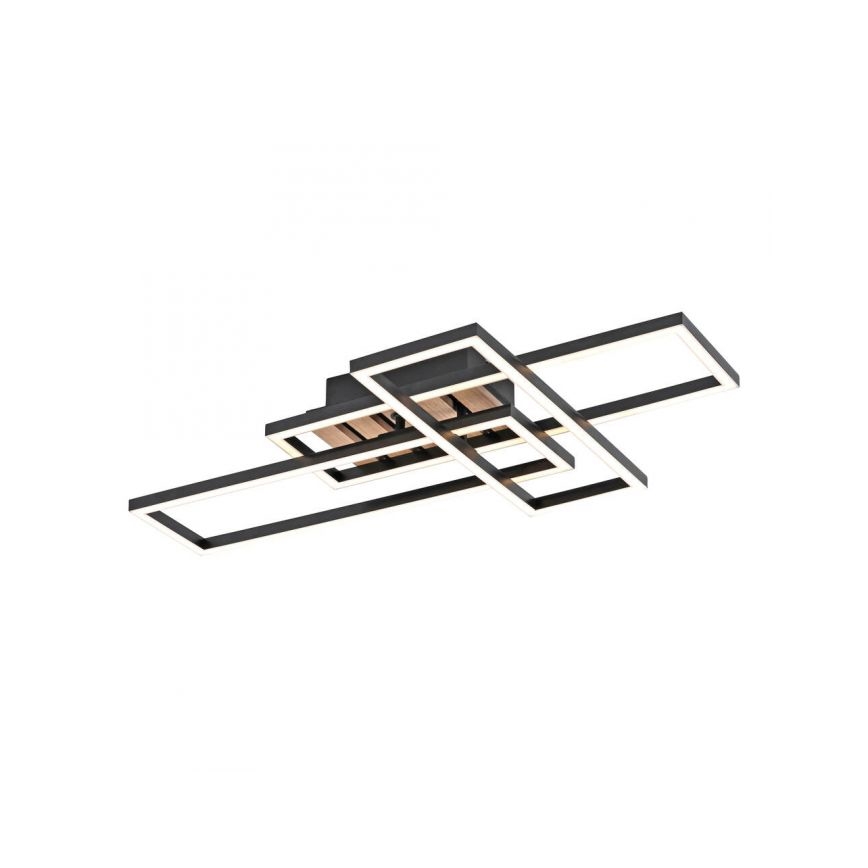 JUST LIGHT. 14051-79 - Oprawa sufitowa LED AKUSTIKA LED/20,5W/230V dąb/czarny