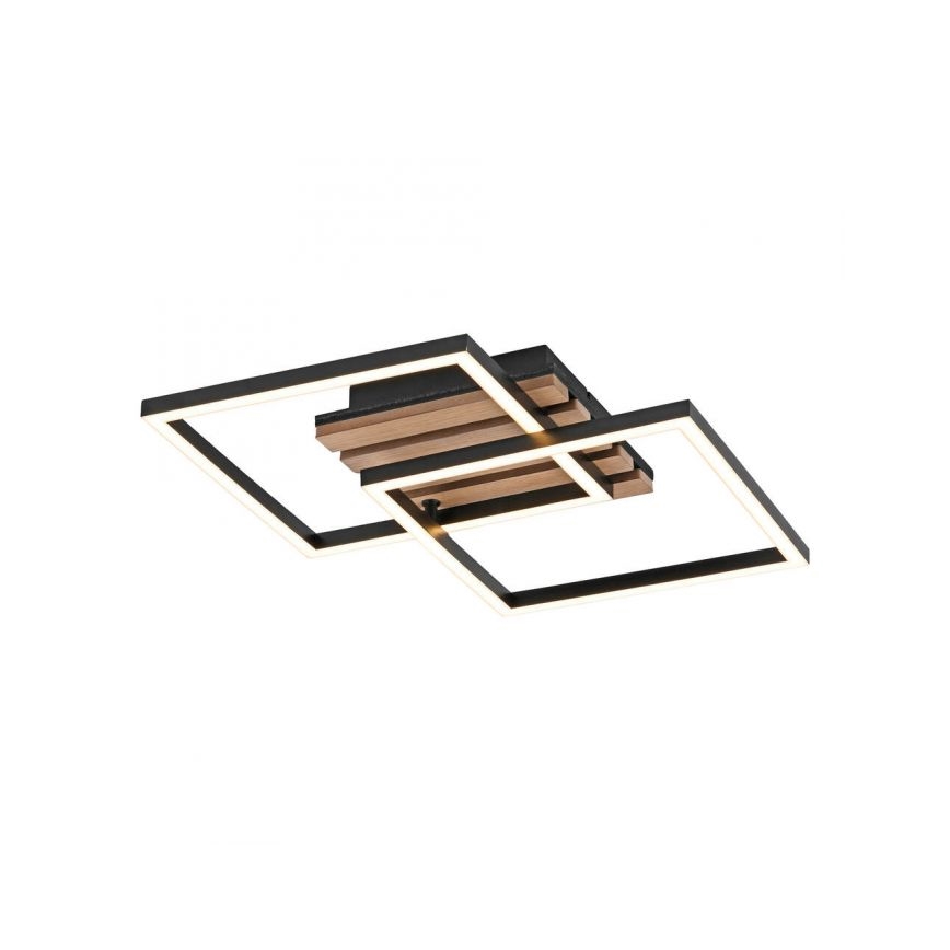 JUST LIGHT. 14053-79 - Oprawa sufitowa LED AKUSTIKA LED/15W/230V dąb/czarny