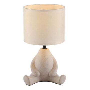 JUST LIGHT. 14190-39 - Lampa stołowa TED 1xE27/25W/230V beżowa