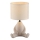 JUST LIGHT. 14190-39 - Lampa stołowa TED 1xE27/25W/230V beżowa