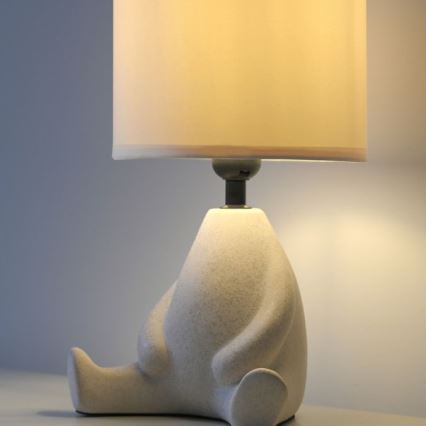 JUST LIGHT. 14190-39 - Lampa stołowa TED 1xE27/25W/230V beżowa