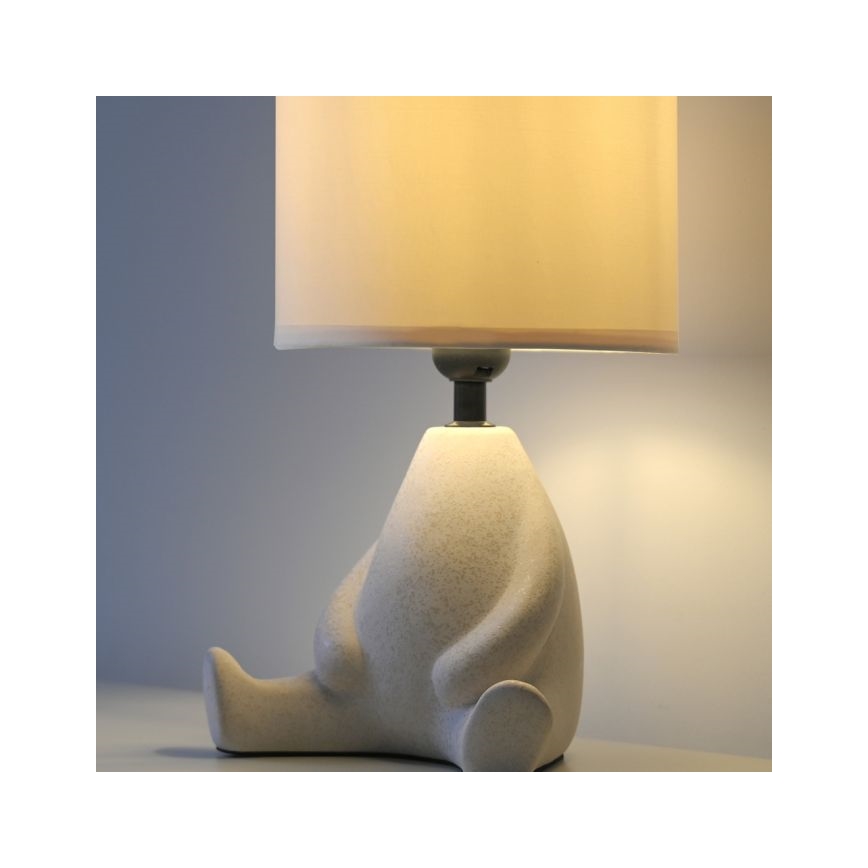 JUST LIGHT. 14190-39 - Lampa stołowa TED 1xE27/25W/230V beżowa