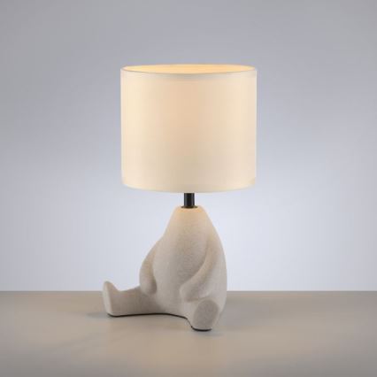 JUST LIGHT. 14190-39 - Lampa stołowa TED 1xE27/25W/230V beżowa