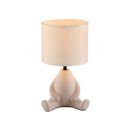 JUST LIGHT. 14190-39 - Lampa stołowa TED 1xE27/25W/230V beżowa