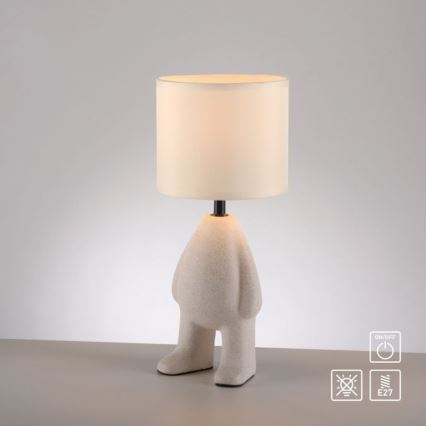 JUST LIGHT. 14191-39 - Lampa biurkowa TED 1xE27/25W/230V beżowa