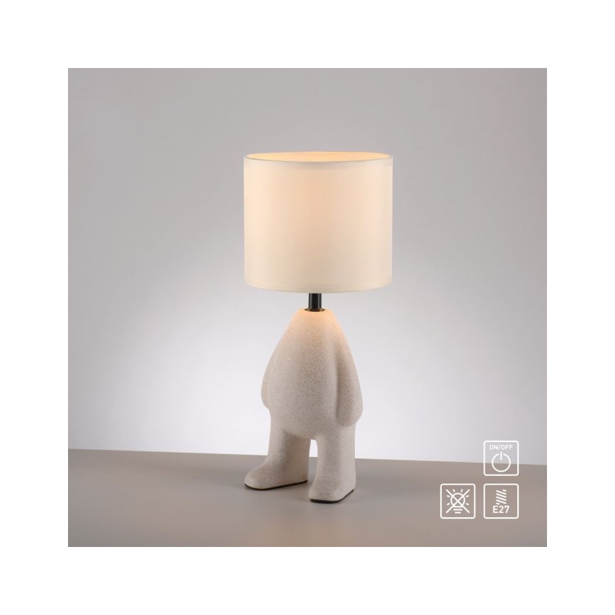 JUST LIGHT. 14191-39 - Lampa biurkowa TED 1xE27/25W/230V beżowa