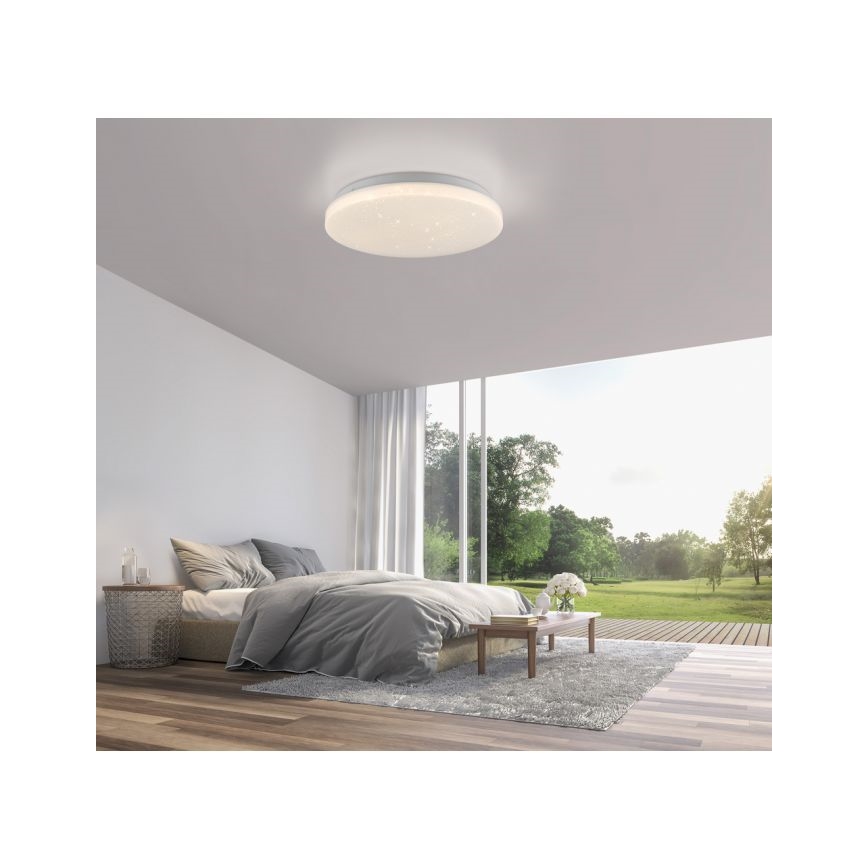 JUST LIGHT. 14275-16 - LED Plafon URANUS LED/10W/230V śr. 26 cm biały