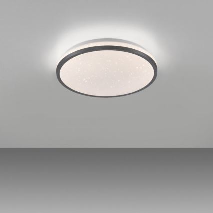 JUST LIGHT. 14293-18 - LED Plafon ściemnialny KYLE LED/10W/230V śr. 28 cm czarny