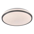 JUST LIGHT. 14293-18 - LED Plafon ściemnialny KYLE LED/10W/230V śr. 28 cm czarny