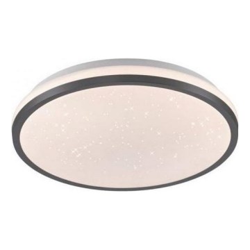 JUST LIGHT. 14293-18 - LED Plafon ściemnialny KYLE LED/10W/230V śr. 28 cm czarny