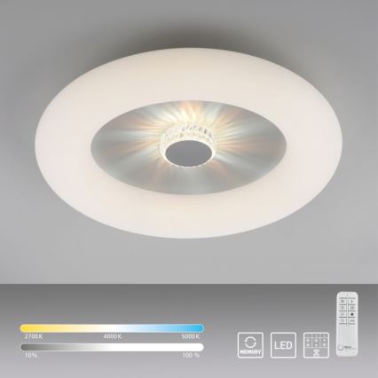 JUST LIGHT. 14383-16 - LED Plafon ściemnialny VERTIGO LED/26W/230V 2700-5000K biały + zdalne sterowanie