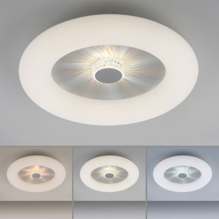 JUST LIGHT. 14383-16 - LED Plafon ściemnialny VERTIGO LED/26W/230V 2700-5000K biały + zdalne sterowanie