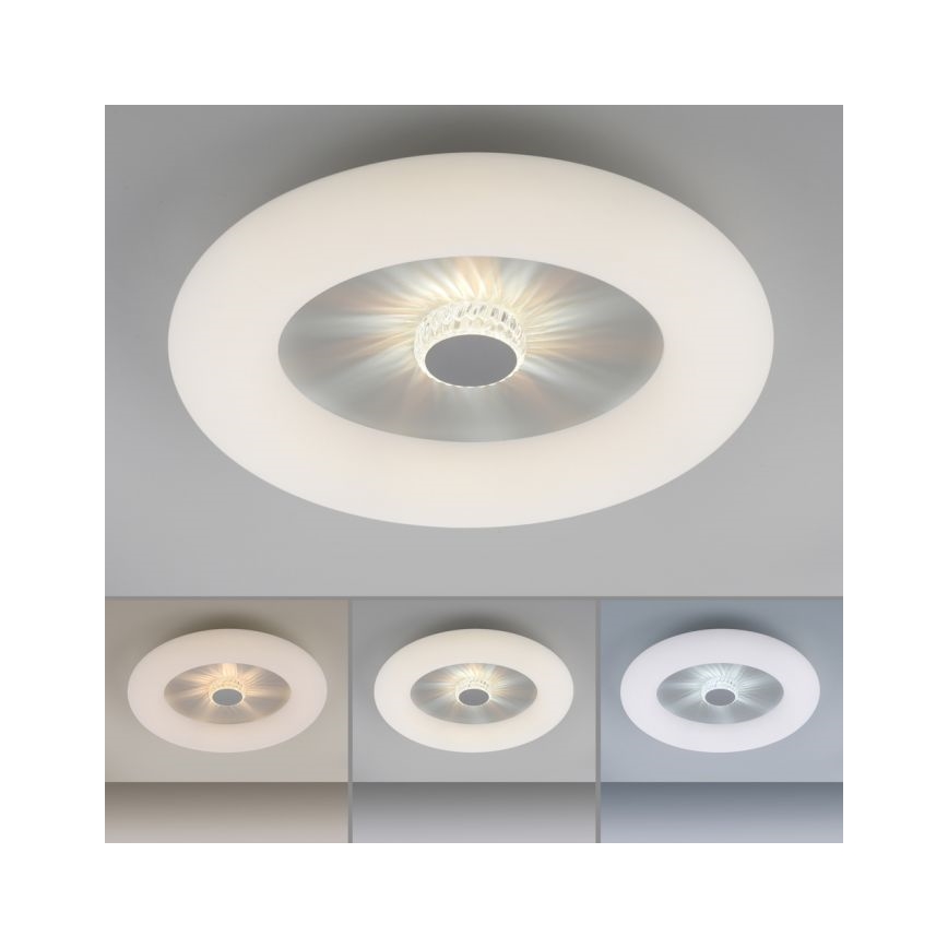 JUST LIGHT. 14383-16 - LED Plafon ściemnialny VERTIGO LED/26W/230V 2700-5000K biały + zdalne sterowanie