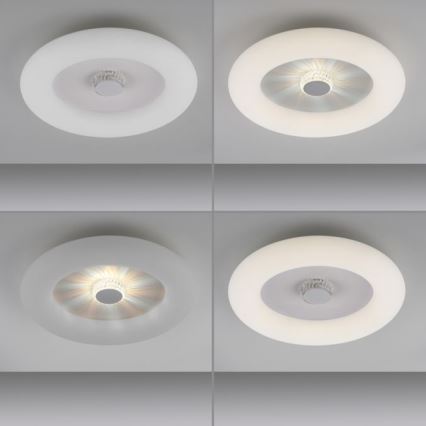 JUST LIGHT. 14383-16 - LED Plafon ściemnialny VERTIGO LED/26W/230V 2700-5000K biały + zdalne sterowanie
