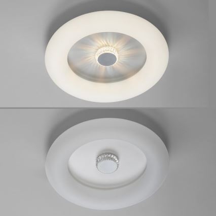 JUST LIGHT. 14383-16 - LED Plafon ściemnialny VERTIGO LED/26W/230V 2700-5000K biały + zdalne sterowanie
