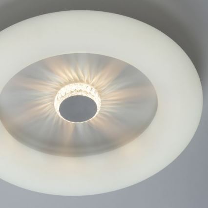 JUST LIGHT. 14383-16 - LED Plafon ściemnialny VERTIGO LED/26W/230V 2700-5000K biały + zdalne sterowanie
