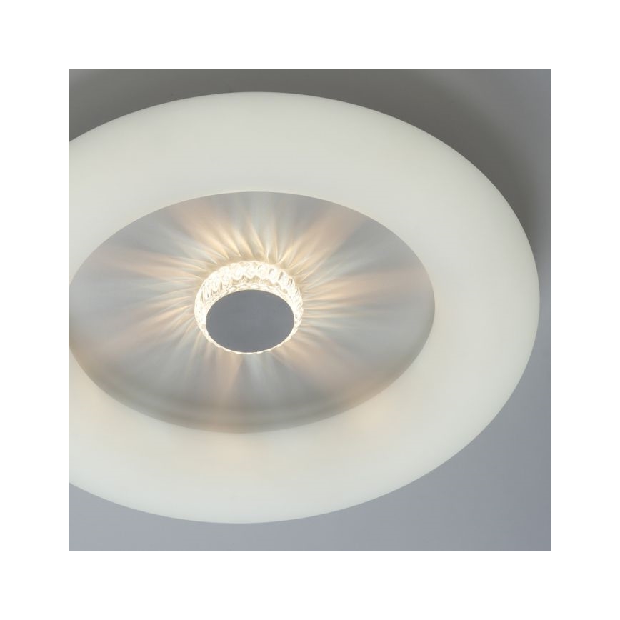 JUST LIGHT. 14383-16 - LED Plafon ściemnialny VERTIGO LED/26W/230V 2700-5000K biały + zdalne sterowanie