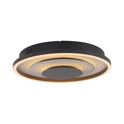 JUST LIGHT. 14409-21 - Lampa sufitowa LED GLITTY LED/22W/230V śr. 40 cm czarna