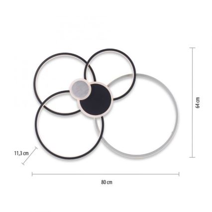 JUST LIGHT. 14549-18 - LED Plafon PAPILON LED/35W/230V