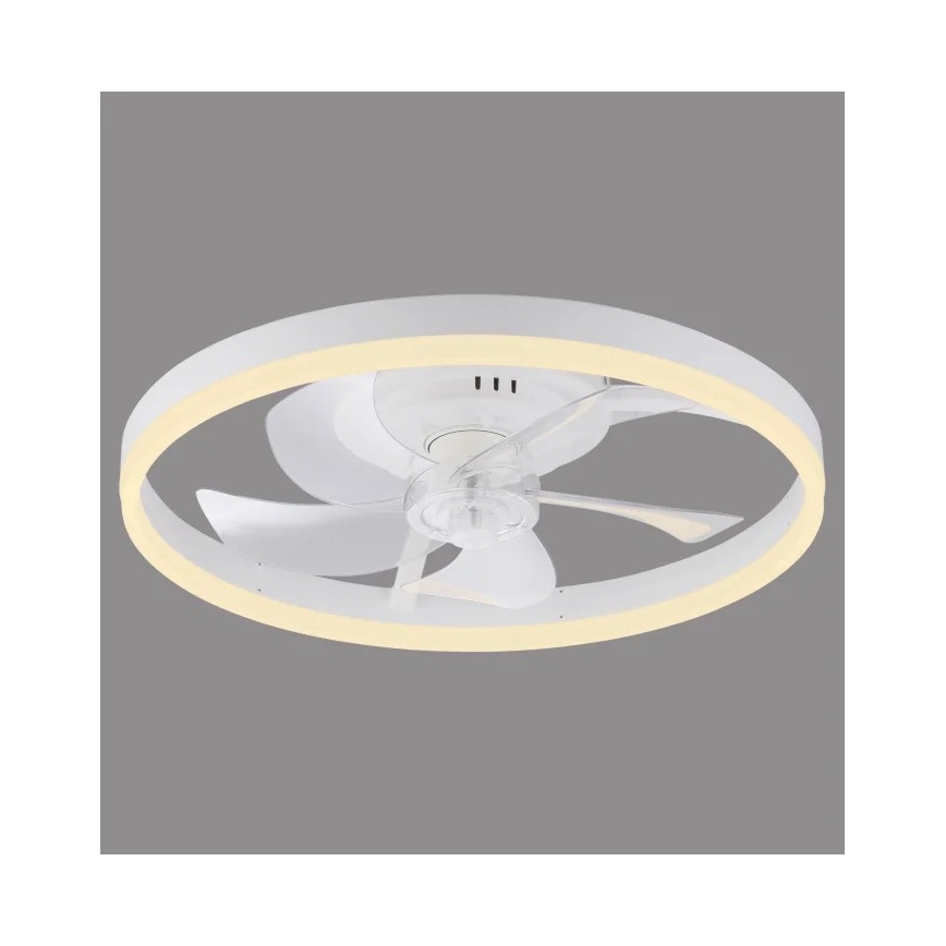 JUST LIGHT. 14624-16 - LED ściemnialny wentylator sufitowy z oświetleniem RITA LED/22W/230V 3000-6000K śr. 50 cm biały + zdalne sterowanie