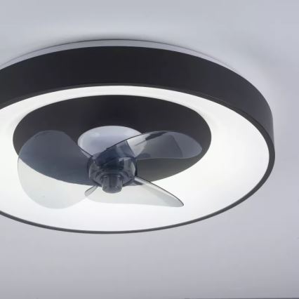 JUST LIGHT. 14644-18 - LED Ściemniany plafon z wentylatorem VENIKA LED/36W/230V śr. 48,6 cm 2700-5000K + pilot zdalnego sterowania