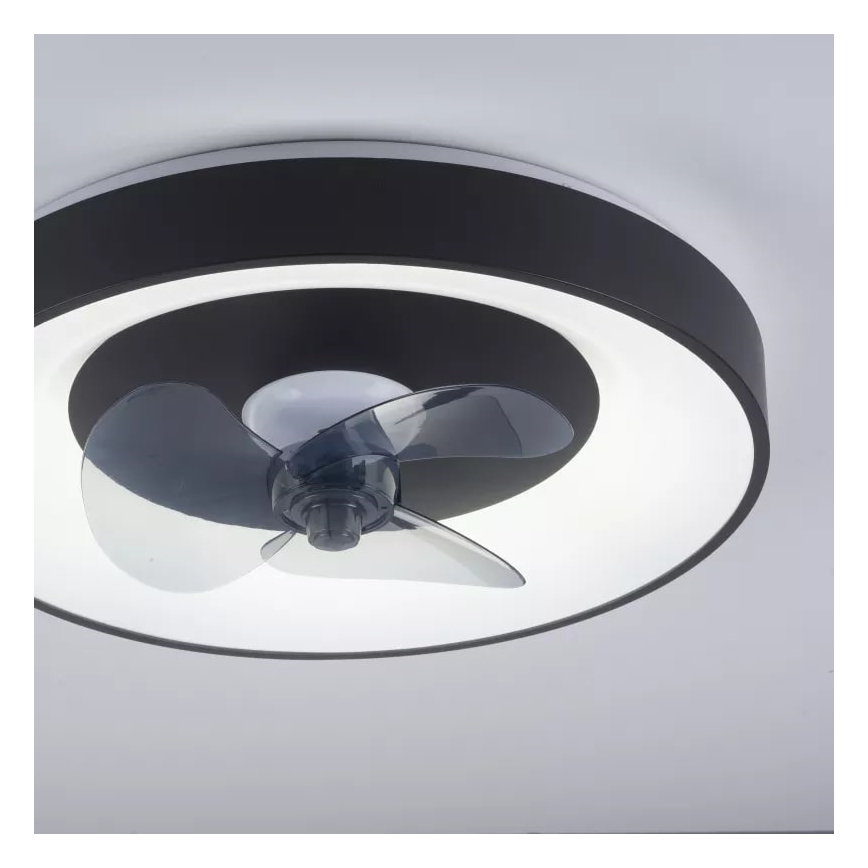 JUST LIGHT. 14644-18 - LED Ściemniany plafon z wentylatorem VENIKA LED/36W/230V śr. 48,6 cm 2700-5000K + pilot zdalnego sterowania