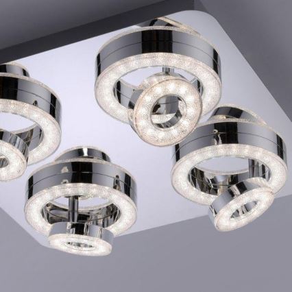 JUST LIGHT. 14662-17 - LED RGBW Oświetlenie punktowe ściemnialne TIM LOLASMART 4xLED/5,9/230V 2700-5000K + zdalne sterowanie