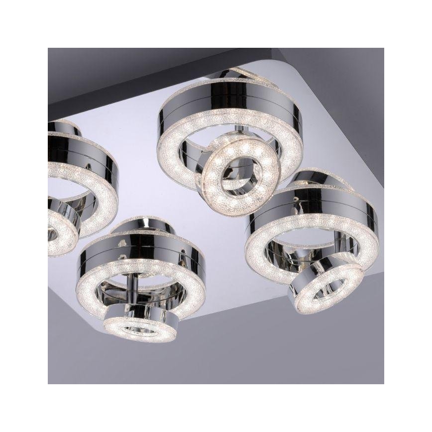 JUST LIGHT. 14662-17 - LED RGBW Oświetlenie punktowe ściemnialne TIM LOLASMART 4xLED/5,9/230V 2700-5000K + zdalne sterowanie
