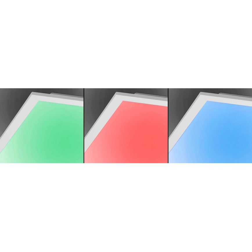 JUST LIGHT. 14681-16 - LED RGB Panel natynkowy ściemnialny LOLA FLAT LED/28W/230V 2700-5000K + pilot zdalnego sterowania