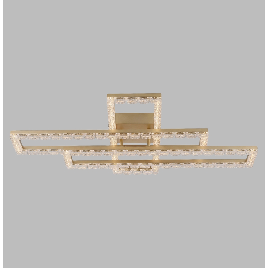 JUST LIGHT. 14733-60 - Lampa sufitowa LED GLITRA LED/35W/230V 57,25x72,05 cm złota
