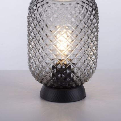JUST LIGHT. 14906-18 - Lampa stołowa REISHI 1xE27/40W/230V czarna