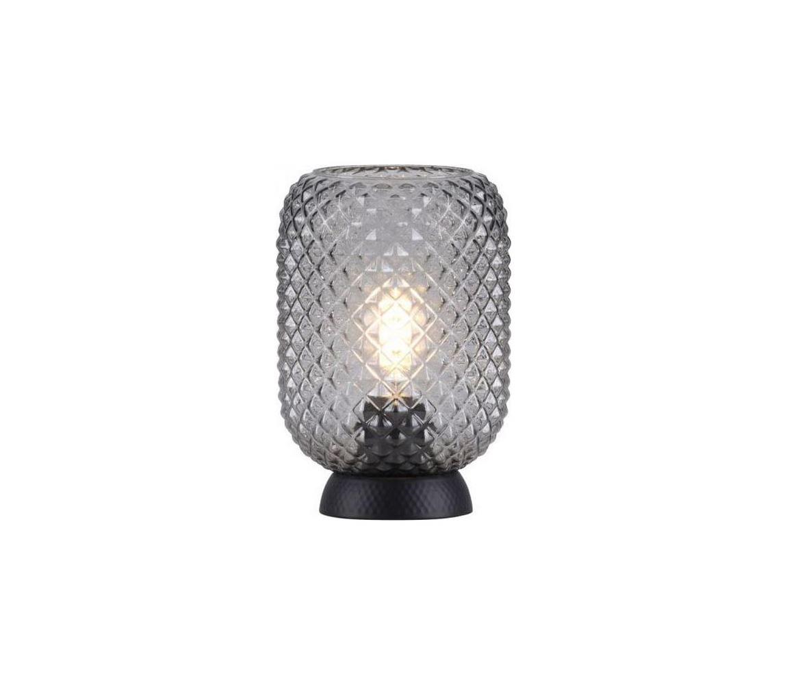 JUST LIGHT. 14906-18 - Lampa stołowa REISHI 1xE27/40W/230V czarna