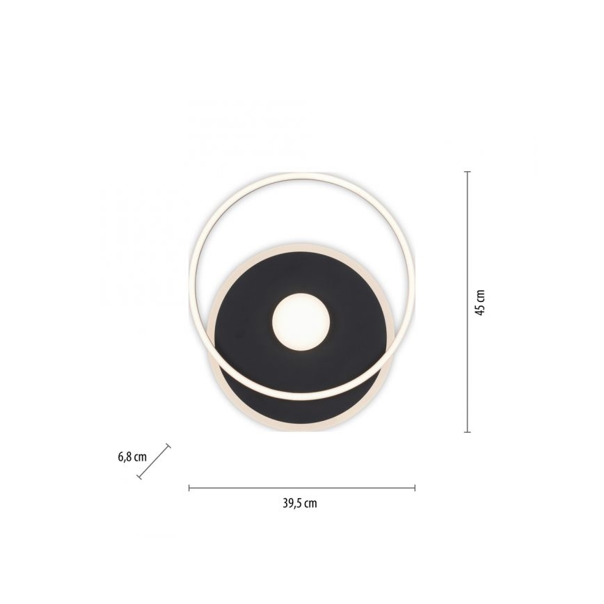 JUST LIGHT. 15046-18 - LED Plafon ściemnialny DOMINO LED/26,5W/230V