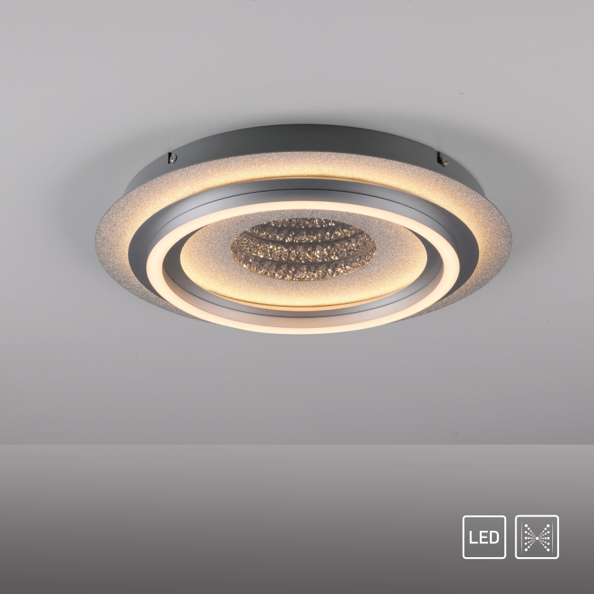 JUST LIGHT. 15089-21 - Lampa sufitowa LED CICHIO LED/36W/230V średnica 40 cm chrom matowy
