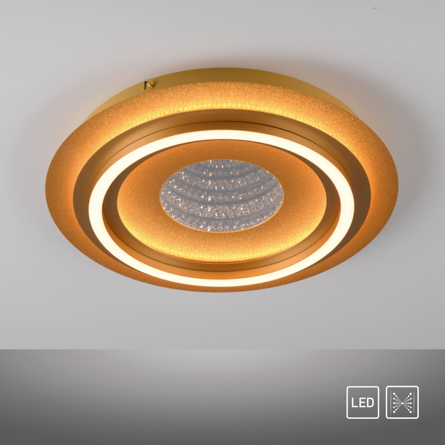 JUST LIGHT. 15089-60 - Lampa sufitowa LED CICHIO LED/36W/230V, średnica 40 cm, złota