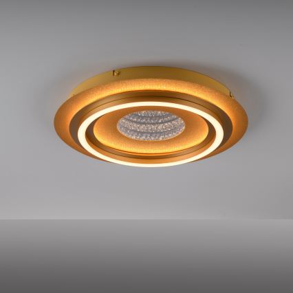 JUST LIGHT. 15089-60 - Lampa sufitowa LED CICHIO LED/36W/230V, średnica 40 cm, złota